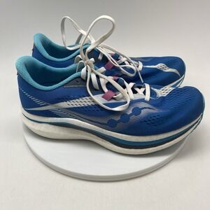 Saucony Sneakers Womens 10 Endorphin Pro 2 S10687-30 Blue Running Gym Shoes